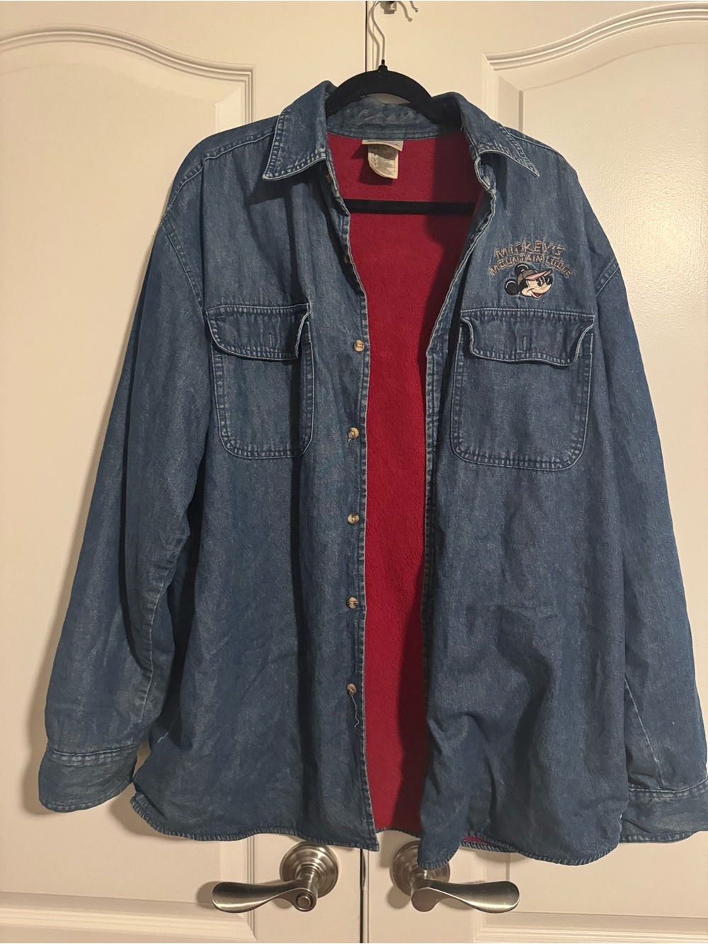 Disneyland Resort Mickeys Mountain Lodge Denim Button-Down Shirt